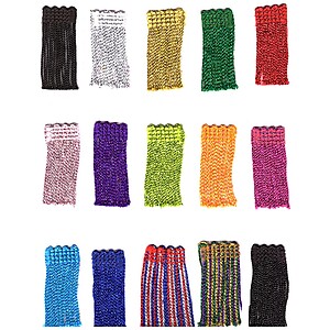 4 inch Metallic Chainette fringe by the yard