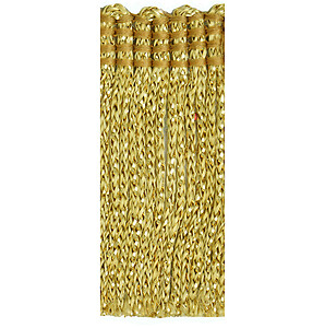 2 inch Long Metallic Chainette Fringe - 10 Yard Roll