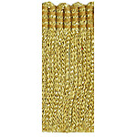 6 inch Metallic Chainette fringe by the yard